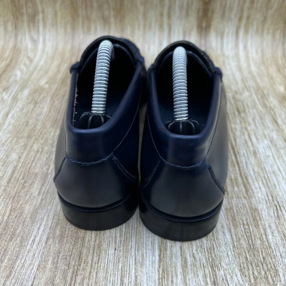 G.H. Bass Weejuns Whitney Loafers Women's Size 6.5 Navy Blue Penny Slip On